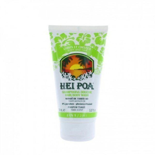 Hei Poa Shampoo - Shower Gel Tiare 2 in 1, Ενυδατικό Σαμπουάν - Αφρόλο …