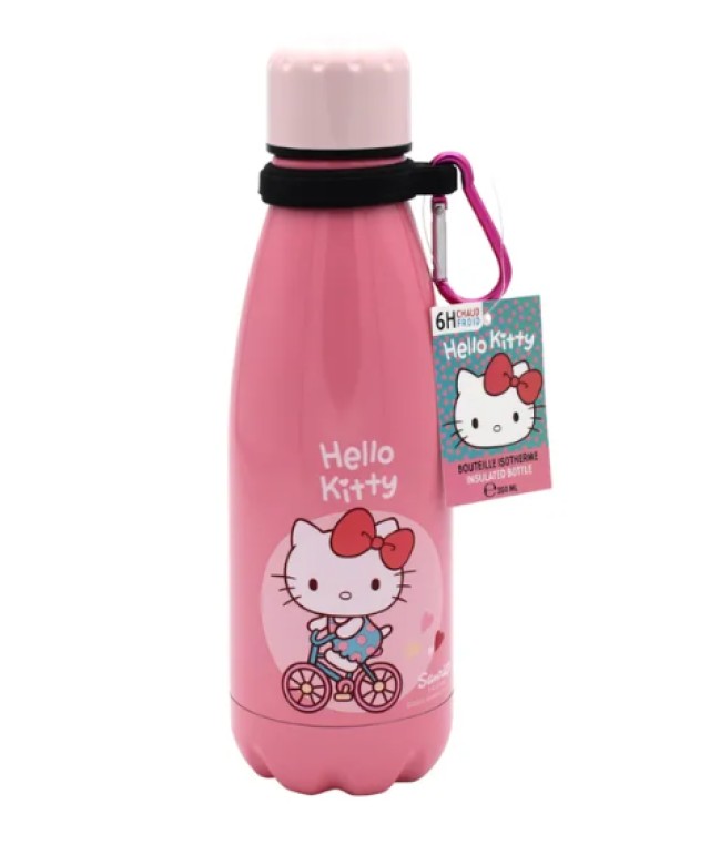Take Care Μπουκάλι Θερμός Ροζ Χρώμα Hello Kitty 350ml