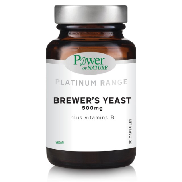 Power Of Nature Brewers Yeast 500mg Μαγιά Μπύρας σε Συνδυασμό με Βιταμ …