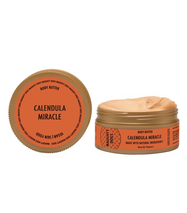Naughty Dogs Body Butter Calendula Miracle Ενυδατικό Βούτυρο Σώματος 2 &hellip;
