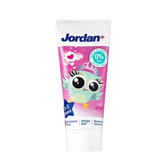 Jordan Kids Οδοντόκρεμα για Παιδιά από 0-5 Ετών με 500ppm Φθόριο 50ml