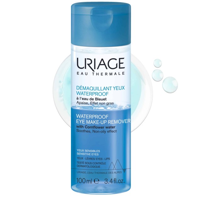 Uriage Waterproof Eye Make Up Remover Διφασική Λοσιόν για τα Μάτια 100 …