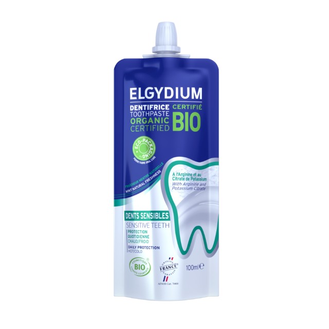 Elgydium Eco Bio Sensitive Oδοντόπαστα για Μείωση της Οδοντικής Ευαισθησίας σε Ανακυκλώσιμη Συσκευασία 100ml