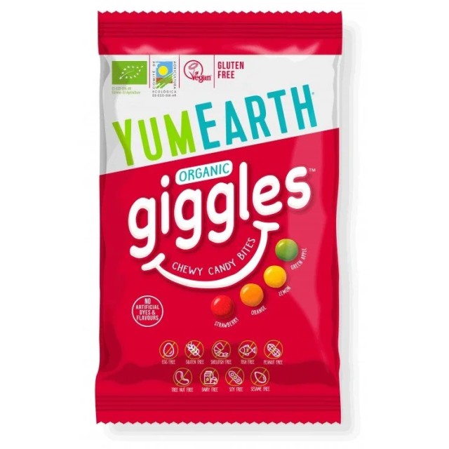 YumEarth Βιολογικό Giggles Μαλακές Μπουκιές Καραμέλας 40gr YumEarth Βιολογικό Giggles Μαλακές Μπουκιές Καραμέλας 40gr