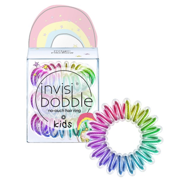 Invisibobble Kids Magic Rainbow Παιδικά Λαστιχάκια Μαλλιών 3 Τεμάχια