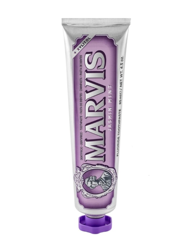 Marvis Jasmin Mint Toothpaste Οδοντόκρεμα με Γεύση Γιασεμί και Μέντα Κατά της Πλάκας - Τερηδόνας 85ml