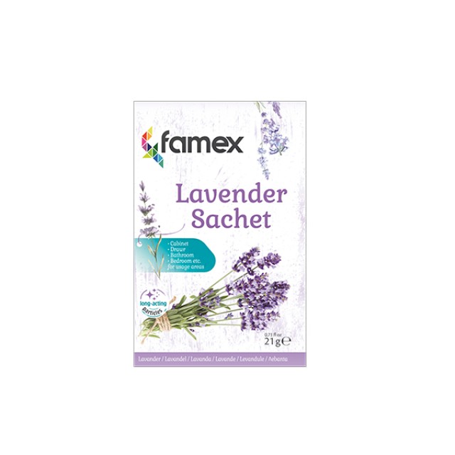 Famex Sachet Αρωματικό Φακελάκι Lavender 1 Τεμάχιο