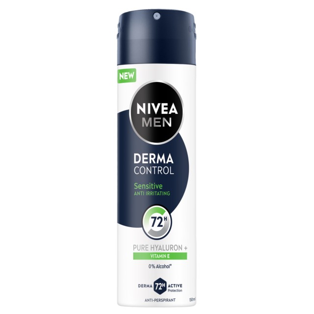 Nivea Men Deo Derma Control Sensitive Ανδρικό Αποσμητικό Spray 72 ώρες …