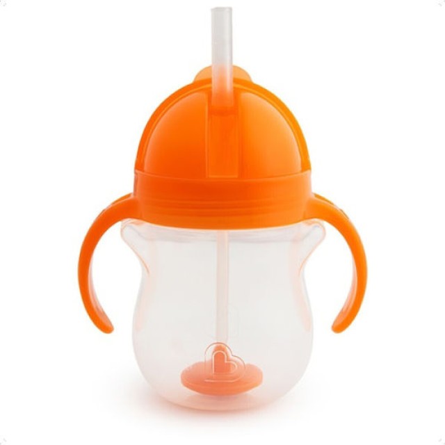 Munchkin Tip & Sip Cup Πορτοκαλί Εκπαιδευτικό Ποτηράκι με Λαβές & Καλα &hellip;