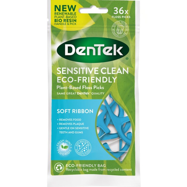 Dentek Eco Friendly Soft Ribbon Οδοντογλυφίδα & Μεσοδόντιο Νήμα 36 Τεμ …