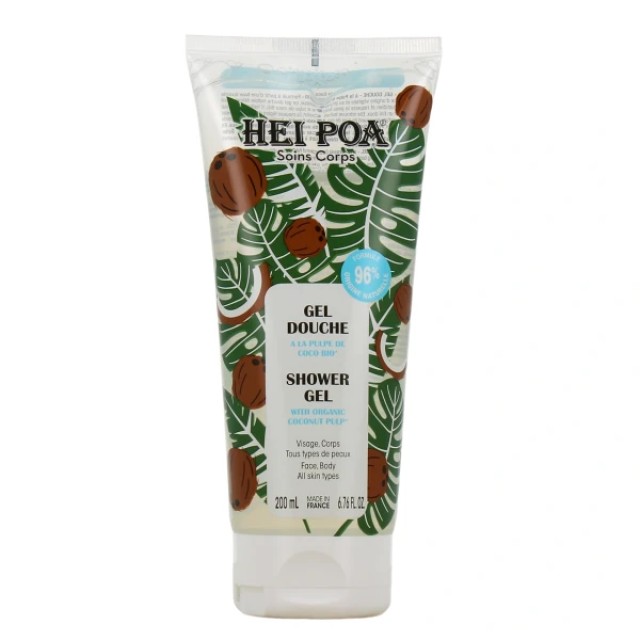 Hei Poa Shower Gel Organic Coconut Pulp Αφρόλουτρο με Πολτό Καρύδας, 2 &hellip;