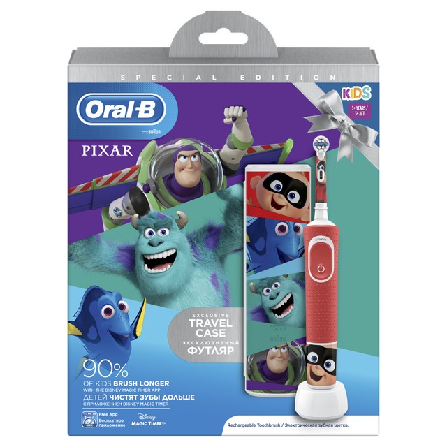 Oral B Kids Επαναφορτιζόμενη Παιδική Ηλεκτρική Οδοντόβουρτσα  3+ Ετών …