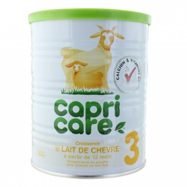 CapriCare 3 Γάλα 3ης Βρεφικής Ηλικίας από τον 12ο Μήνα με Βάση το Κατσικίσιο Γάλα 400gr