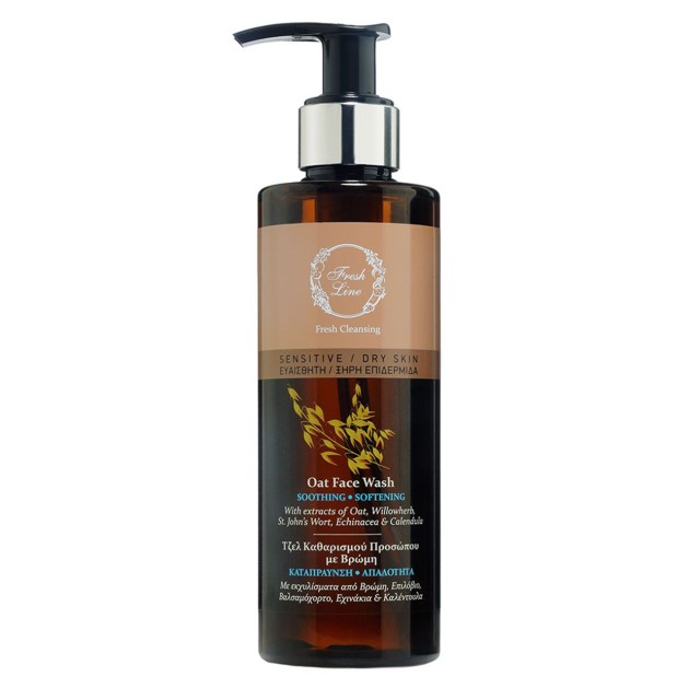 Fresh Line Oat Καταπραϋντικό Gel Καθαρισμού Βρώμη για Ευαίσθητες & Ξηρ … Fresh Line Oat Καταπραϋντικό Gel Καθαρισμού Βρώμη για Ευαίσθητες & Ξηρ …