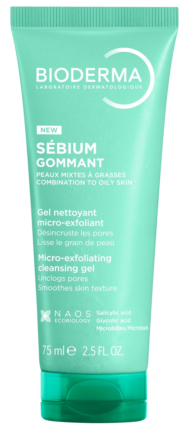 Bioderma Sebium Gommant Μικρο-απολεπιστικό Gel Καθαρισμού για Μικτό … Bioderma Sebium Gommant Μικρο-απολεπιστικό Gel Καθαρισμού για Μικτό …