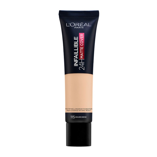 LOreal Paris Infaillible 24h Matte Cover Make Up 115 Beige Dore 30ml LOreal Paris Infaillible 24h Matte Cover Make Up 115 Beige Dore 30ml