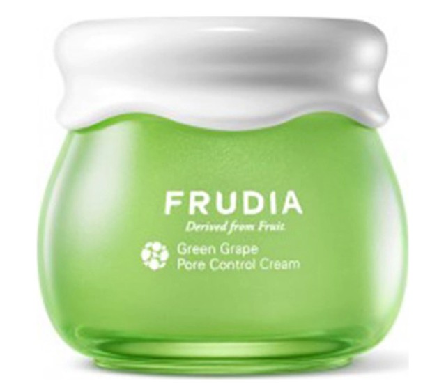 Frudia Green Grape Pore Control Cream Κρέμα Προσώπου με Εκχύλισμα Πράσινο Σταφύλι - Ρύθμιση & Λείανση των Πόρων 55gr