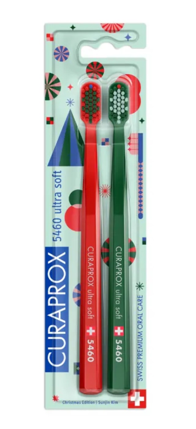 Curaprox CS 5460 Duo Christmas Edition Ultra Soft Οδοντόβουρτσα Ενηλίκ &hellip;