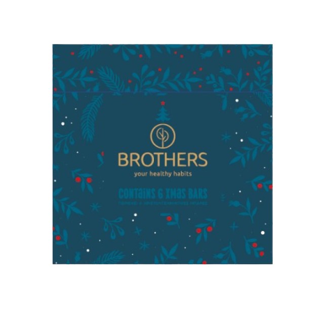 Brothers Xmas Box Raw Bars Χριστουγεννιάτικες Μπάρες από 2 Γεύσεις 6 Τ …