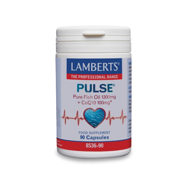 Lamberts Pulse Fish Oil & CoQ10 Συμπλήρωμα Για Την Σωστή Λειτουργία Της Καρδιάς Lamberts Pulse Fish Oil & CoQ10 90caps
