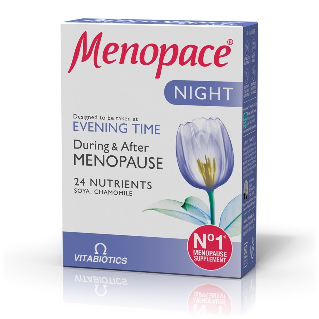 Vitabiotics Menopace Night για τα Νυχτερινά Συμπτώματα της … Vitabiotics Menopace Night για τα Νυχτερινά Συμπτώματα της …
