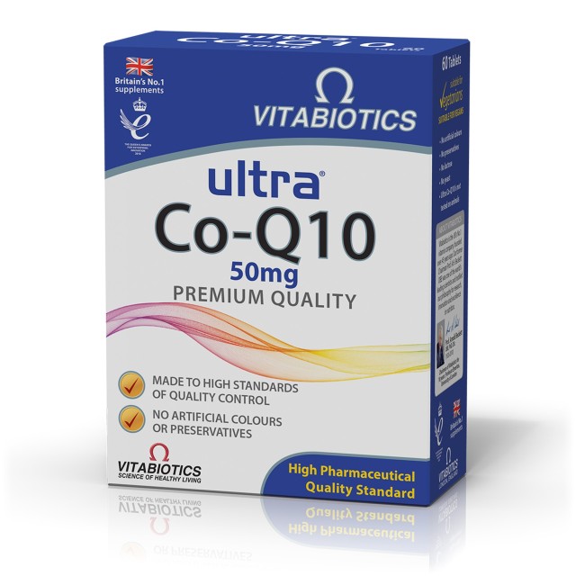 Vitabiotics Ultra Co - Q10 50mg Συμπλήρωμα Διατροφής Συνένζυμο Q10 … Vitabiotics Ultra Co - Q10 50mg Συμπλήρωμα Διατροφής Συνένζυμο Q10 …