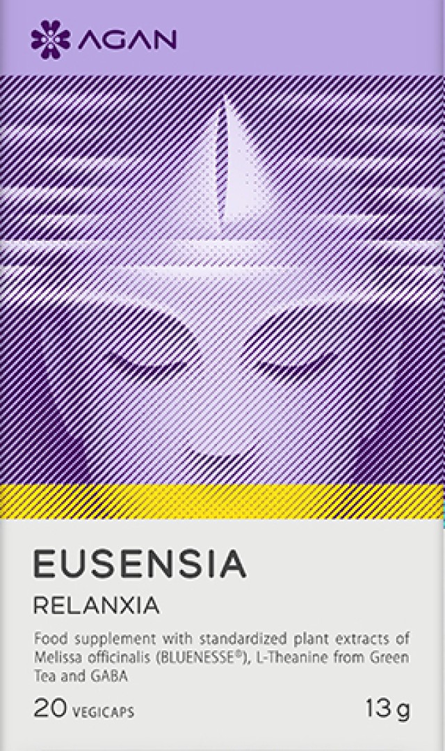 Agan Eusensia Relanxia Συμπλήρωμα για Άγχος - Νευρικότητα 20 Φυτικές Κ …