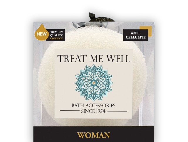 Treat me Well Anti Cellulite Sponge Woman Σφουγγάρι Κατά της Κυτταρίτιδας 1 Τεμάχιο