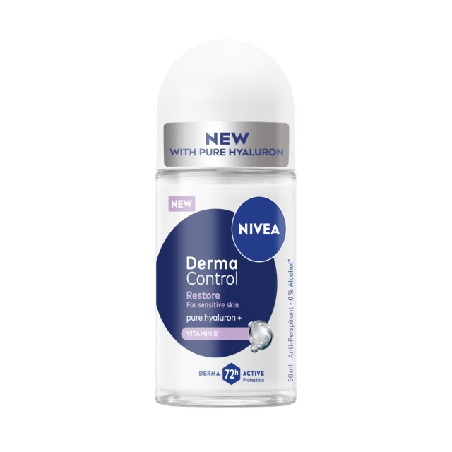 Nivea Deo Derma Control Restore Γυναικείο Αποσμητικό Roll on με 72 ώρε &hellip;