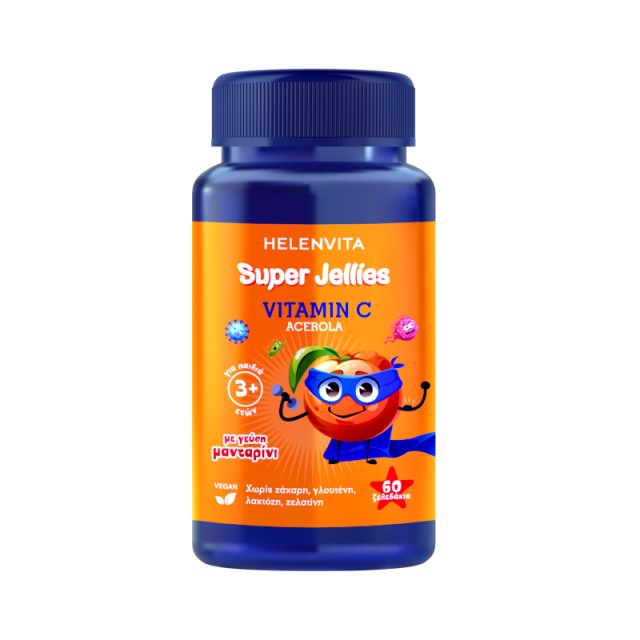 Helenvita Super Jellies Vitamin C & Acerola για Παιδιά άνω των 3 Ετών …