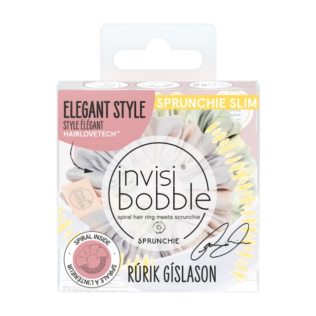 Invisibobble Sprunchie Slim Rurik Twist it up Λαστιχάκι Μαλλιών 2 Τεμάχια