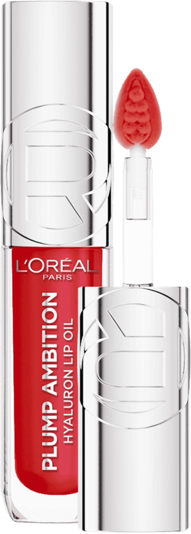 LOreal Paris Plump Ambition Hyaluron Lip Oil για Λάμψη & Όγκο 380 Roug …