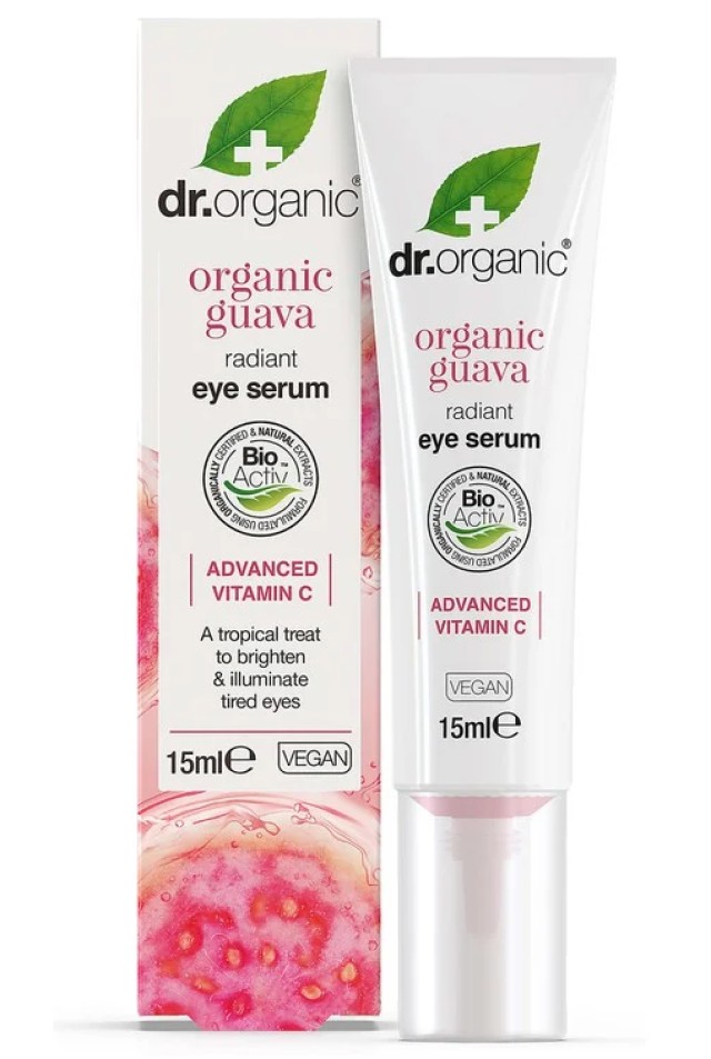 Dr.Organic Guava Eye Serum Ορός Ματιών για Ενυδάτωση & Λάμψη 15ml