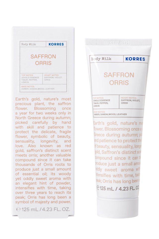 Korres Saffron Orris Ενυδατικό Γαλάκτωμα Σώματος, 125ml