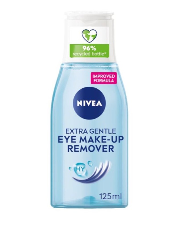 Nivea Extra Gentle Soft Eye Make Up Remover Υγρό Ντεμακιγιάζ Ματιών 125ml