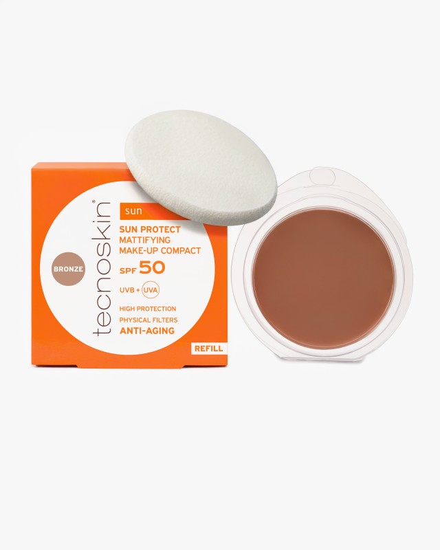 Tecnoskin Sun Protect Mattifying SPF50 Refill Αντηλιακό Compact Make &hellip;