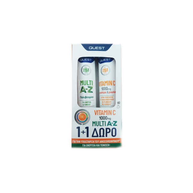 Quest PROMO Multi A-Z Πολυβιταμίνη για Ενέργεια και Τόνωση - Vitamin C …