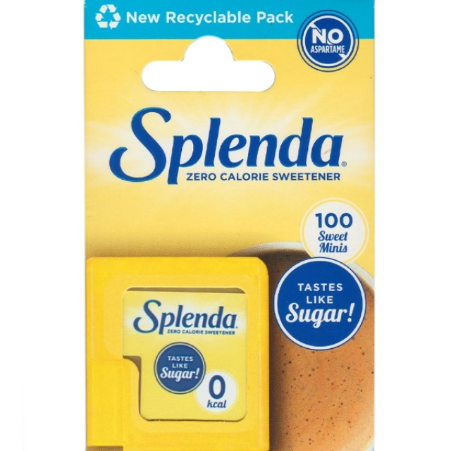 Splenda Σουκραλόζη 100 Ταμπλέτες Splenda Σουκραλόζη 100 Ταμπλέτες