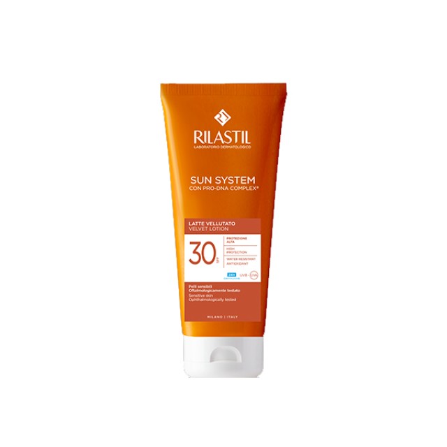 Rilastil Sun System Velvet Lotion Ενυδατικό Αντηλιακό Γαλάκτωμα Σώματος με SPF30 200ml