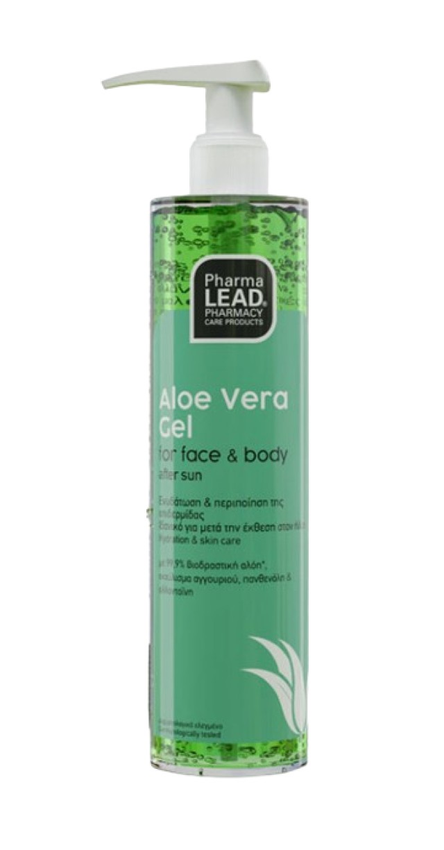 PharmaLead Aloe Vera Gel After Sun for Face & Body Δροσερό Τζέλ για την Περιποίηση της Επιδερμίδας Μετά τον Ήλιο 300ml