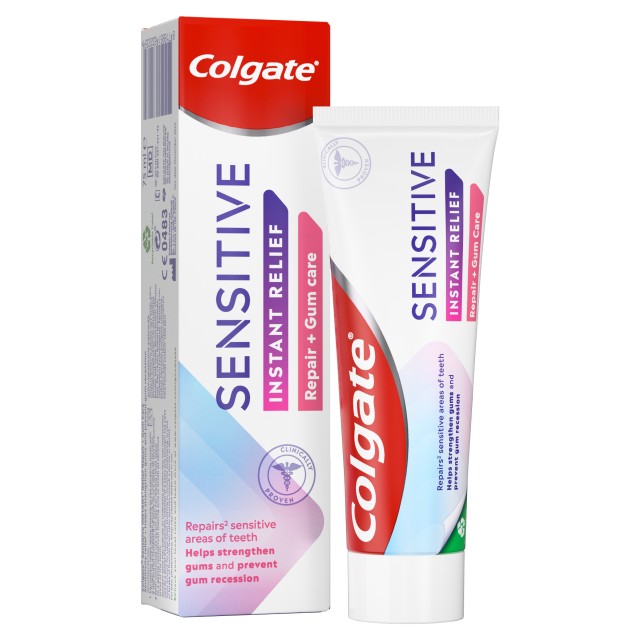 Colgate Sensitive Instant Relief Repair + Gum Care Οδοντόκρεμα για Προ …