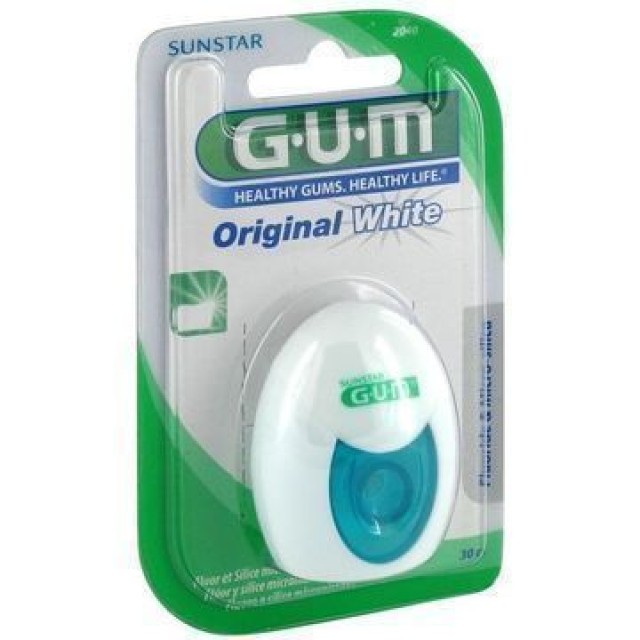 Gum Original White Floss 30m (2040) Οδοντικό νήμα