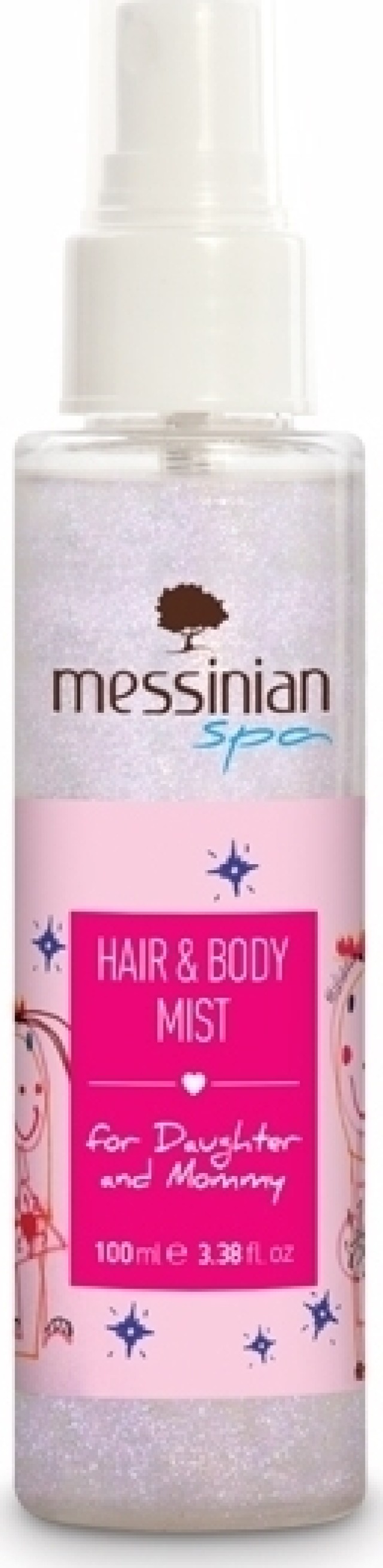 Messinian Spa Hair & Body Mist Daughter & Mommy Ιριδίζον Αρωματικό Σπρέι για Μαλλιά & Σώμα 100ml