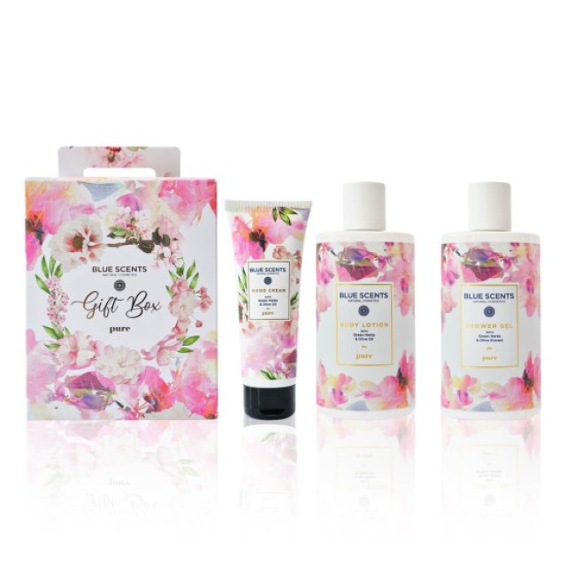 Blue Scents Gift Box Pure Shower Gel Αφρόλουτρο Σώματος 300ml - Body L &hellip;