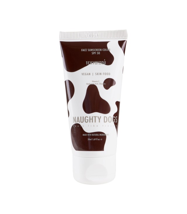 Naughty Dogs Face Sunscreen Αντηλιακό Προσώπου με Χρώμα SPF50 &hellip;