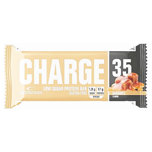 Anderson Charge 35 Double Caramel Μπάρα Πρωτεΐνης Καραμέλα 50gr