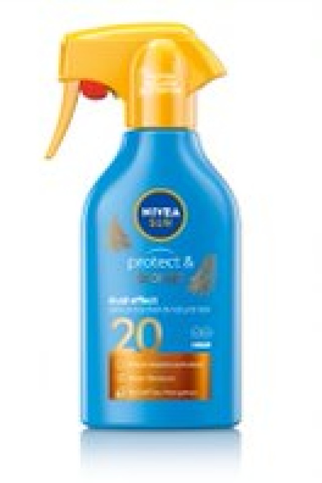 Nivea Sun Protect & Bronze SPF20 Body Lotion Trigger Spray Αντηλιακό Γ …
