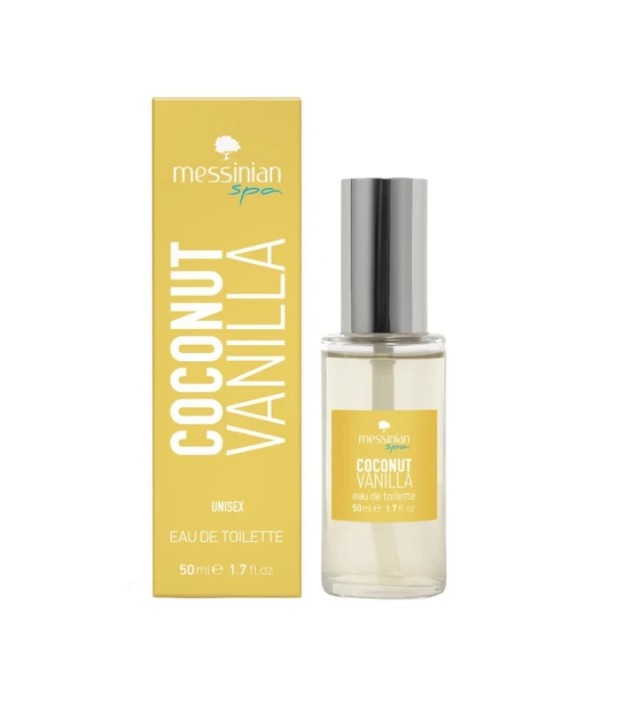 Messinian Spa Eau de Toilette Unisex Άρωμα Cococnut & Vanilla 50ml Messinian Spa Eau de Toilette Unisex Άρωμα Cococnut & Vanilla 50ml