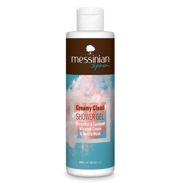 Messinian Spa Creamy Cloud Shower Gel Αφρόλουτρο Musky Άρωμα 300ml με Sticker -40%