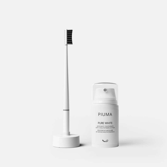 Piuma Antibacterial Medium Smile Box Μέτρια Οδοντόβουρτσα Pure White Α … Piuma Antibacterial Medium Smile Box Μέτρια Οδοντόβουρτσα Pure White Α …